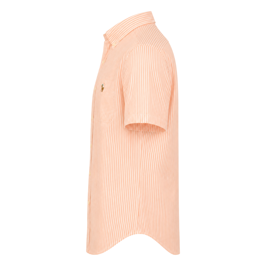 Men's Sunset Stripe Short Sleeve Button-Up Shirt