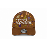 Las Vegas Raiders Harvest Bloom Embroidered Adjustable Cap – Brown