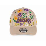 Los Angeles Lakers Meadow Bloom Embroidered 9FORTY Adjustable Cap – Sand