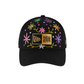 New Era Midnight Garden Floral Embroidered Trucker Cap – Black