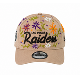 Las Vegas Raiders Garden Bloom Embroidered Adjustable Cap – Sand