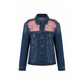 Wildgeese Handcrafted Sequin Floral Embroidered Premium Denim Jacket – Luxury Women’s Designer Denim Jacket