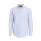 Men's Classic Blue Stripe Oxford Button-Down Long Sleeve Shirt