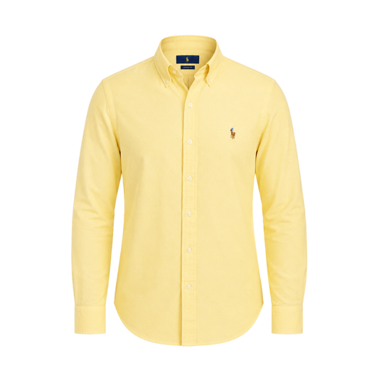 Men's Butter Yellow Oxford Button-Down Shirt