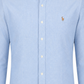 Wildgeese Men's Classic Sky Blue Oxford Button-Down Long Sleeve Shirt – Premium Cotton Casual & Business Fit