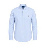 Men's Sky Blue Pinstripe Oxford Button-Down Shirt