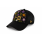 Wildgeese Midnight Meadow New Era Floral Embroidered Trucker Cap – Black