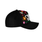 New Era Wildflower Crest Embroidered Trucker Cap – Black