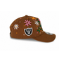 Las Vegas Raiders Desert Blossom Embroidered Adjustable Cap – Brown