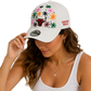 Wildgeese Handcrafted Embroidered White Baseball Cap – Premium Adjustable Cotton Hat