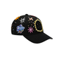 Wildgeese New York Yankees Golden Bloom Floral Embroidered Adjustable Cap – Black