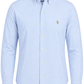 Men's Sky Blue Pinstripe Oxford Button-Down Shirt