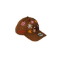 Wildgeese Handcrafted Embroidered Brown Baseball Cap – Premium Adjustable Cotton Hat