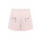 Wildgeese Handcrafted Floral Embroidered Blush Pink Denim Shorts for Women – High Rise Cotton Summer Shorts