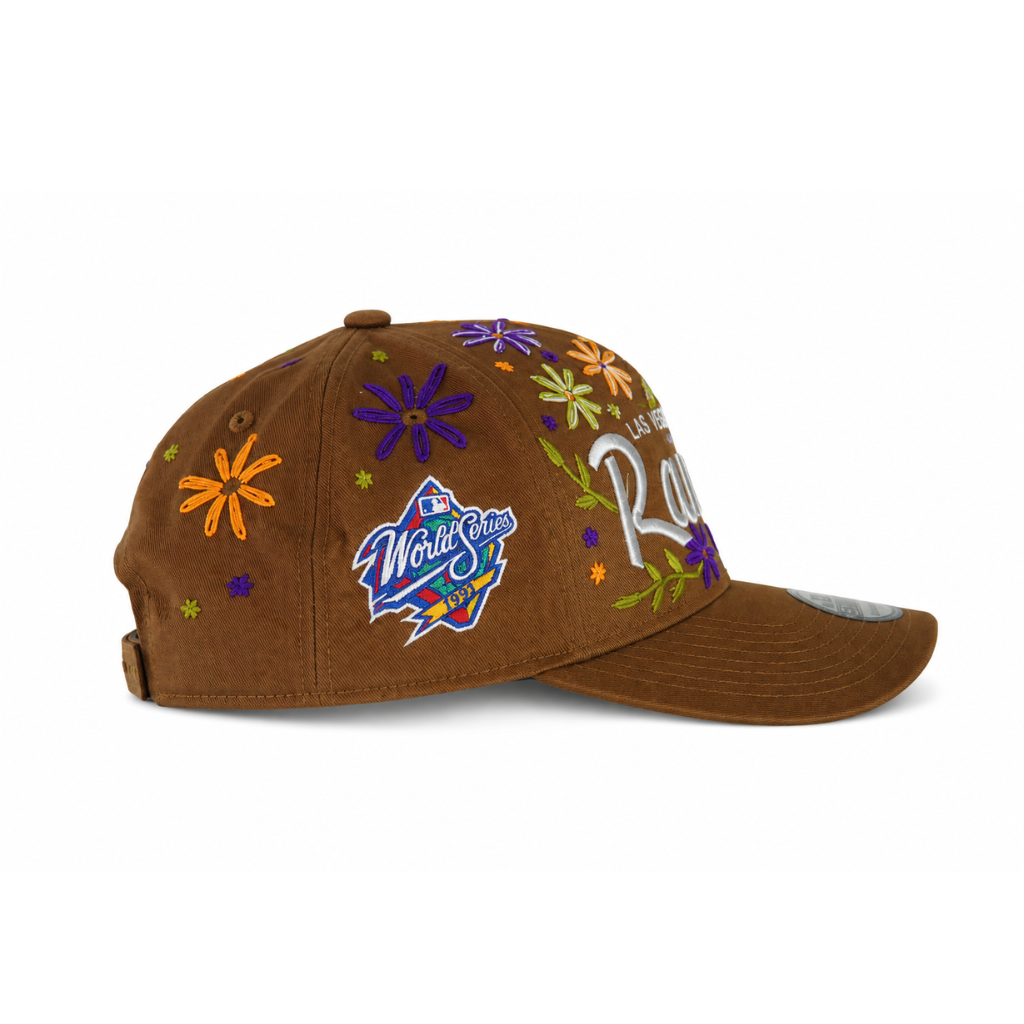 Las Vegas Raiders Harvest Bloom Embroidered Adjustable Cap – Brown