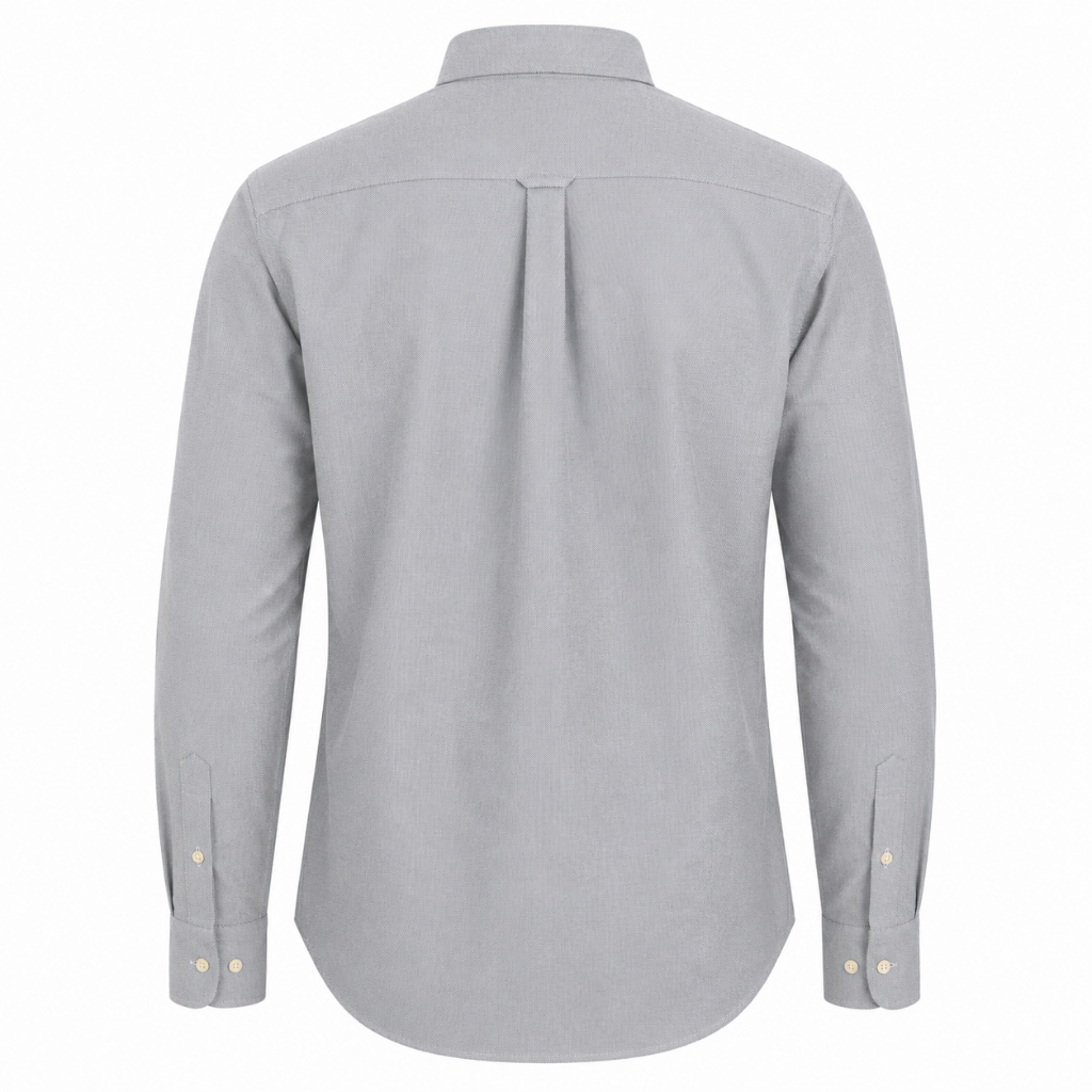 Men's Stone Grey Oxford Button-Down Shirt