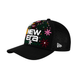 New Era Wildflower Crest Embroidered Trucker Cap – Black