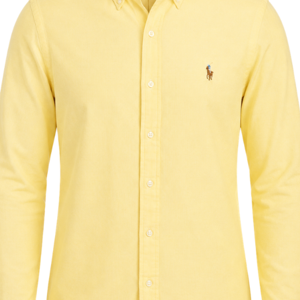 Men's Butter Yellow Oxford Button-Down Shirt