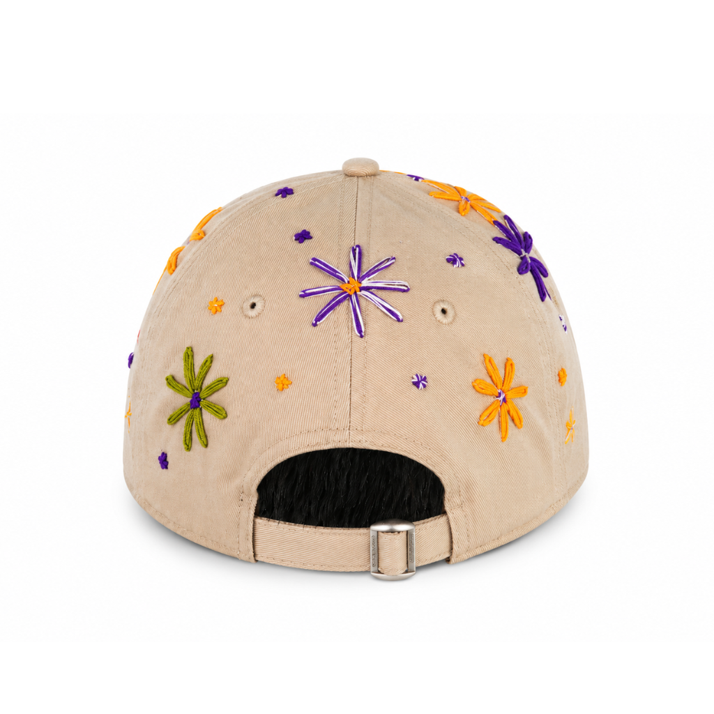 Los Angeles Lakers Meadow Bloom Embroidered 9FORTY Adjustable Cap – Sand