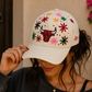 Wildgeese Chicago Bulls Floral Burst Embroidered Adjustable Cap – Cream
