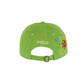 Wildgeese Meadow Bloom Embroidered Green Cotton Baseball Cap – Artisan Adjustable Floral Hat