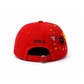 Wildgeese Scarlet Garden Polo Floral Embroidered Adjustable Cap – Red