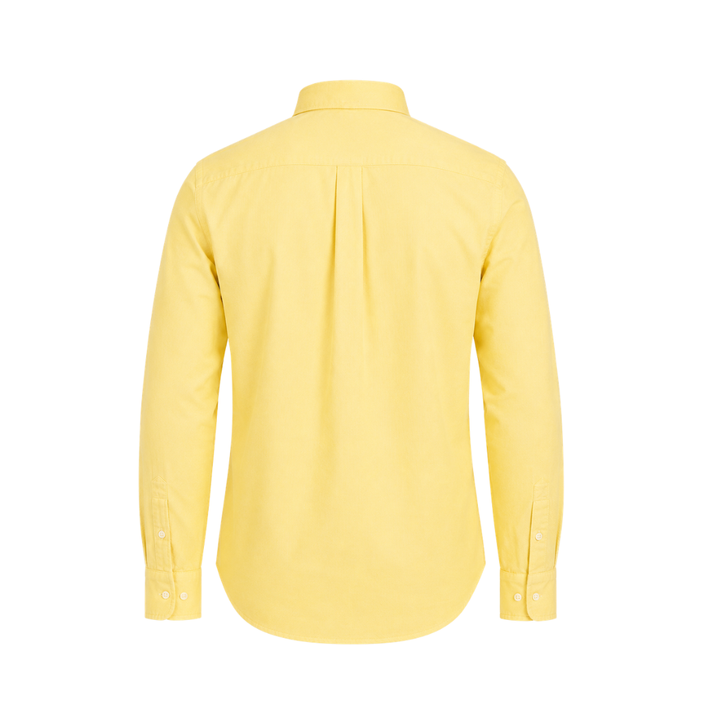 Men's Butter Yellow Oxford Button-Down Shirt