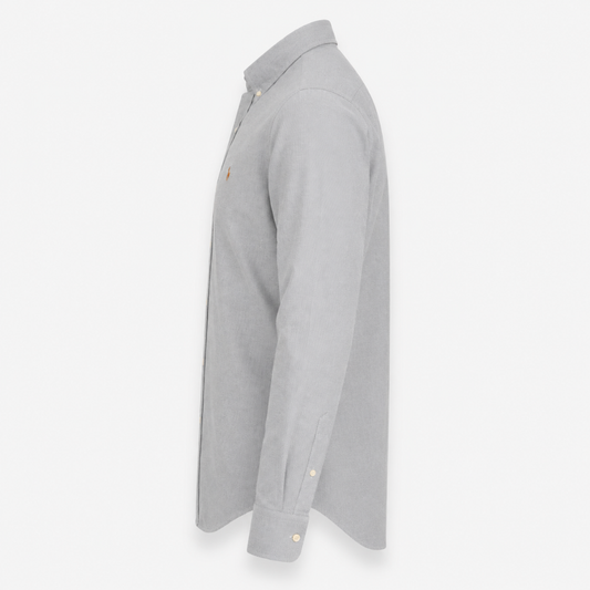 Men's Stone Grey Oxford Button-Down Shirt