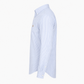 Men's Classic Blue Stripe Oxford Button-Down Long Sleeve Shirt