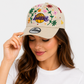 Los Angeles Lakers Botanical Court Embroidered Adjustable Cap – Cream