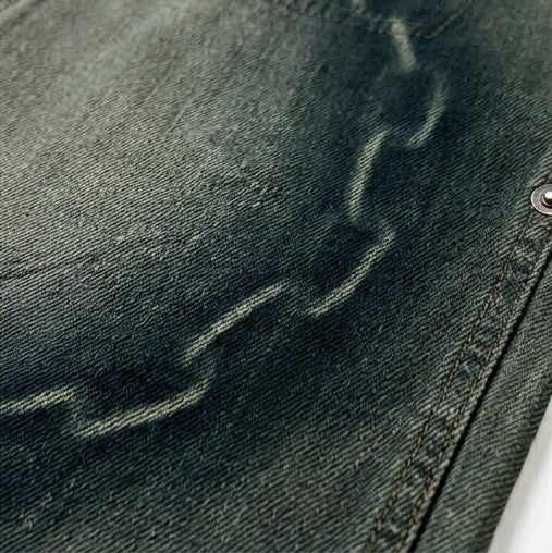 Premium Handmade Oil-Wash Denim – Wildgeese Custom Industrial Grunge Pants – Unique Streetwear Fashion Artisan Denim Wear (NWT)