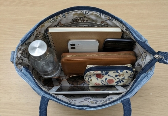 Wildgeese Handmade Kiki Reconstructed Denim Crossbody - Upcycled Artisan Bag