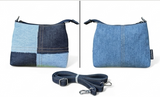 Wildgeese Handmade Kiki Reconstructed Denim Crossbody - Upcycled Artisan Bag