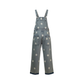 Wildgeese Handcrafted Floral Embroidered Denim Overalls – Wide Leg Adjustable Strap Jumpsuit for Girls