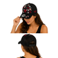 Wildgeese Handcrafted Embroidered Black Baseball Cap – Premium Adjustable Cotton Hat