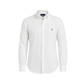 Men's Classic White Long Sleeve Oxford Button-Down Shirt