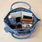 Wildgeese Flora Bag Handmade Indigo Tie-Dye Shoulder Bag -Denim Tote with Bow