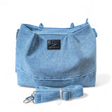 Wildgeese Denim Ivy Handmade Reconstructed Denim Satchel