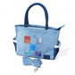 Wildgeese Handmade Luffy Denim Crossbody Bag - Upcycled Artisan Mini Bag
