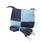 Wildgeese Handmade Luffy Denim Crossbody Bag - Upcycled Artisan Mini Bag