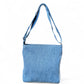 Wildgeese Handmade Mismatched Denim Crossbody Bag - Upcycled Artisan Messenge