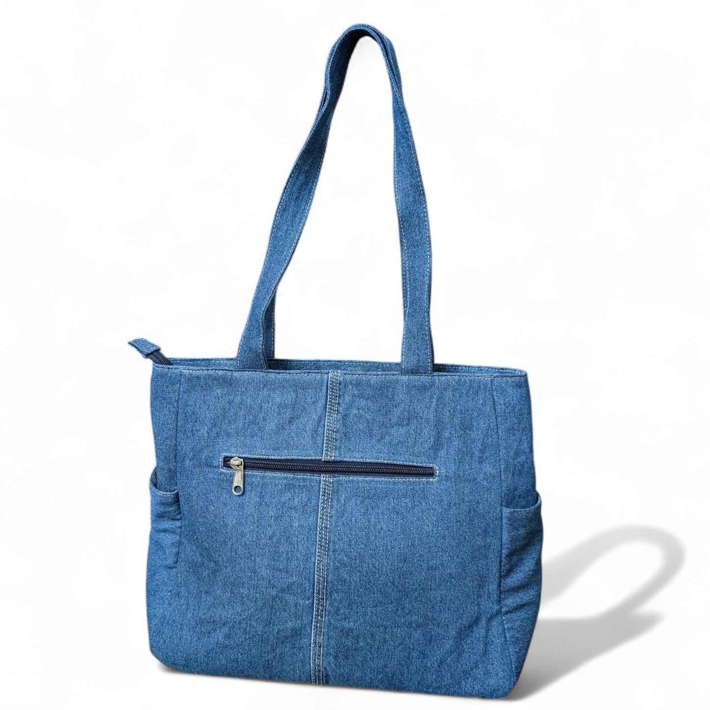 Wildgeese  Renu Handmade Nautical Sailboat Denim Tote Bag