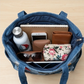 Wildgeese  Renu Handmade Nautical Sailboat Denim Tote Bag