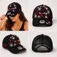 Wildgeese Handcrafted Embroidered Black Baseball Cap – Premium Adjustable Cotton Hat