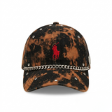 Wildgeese Handcrafted Bleach Wash Rhinestone Chain Baseball Cap – Premium Adjustable Streetwear Hat