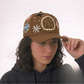 Wildgeese Handcrafted Floral Embroidered Brown Baseball Cap – Premium Adjustable Cotton Hat